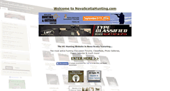 Desktop Screenshot of novascotiahunting.com